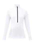 Matchesfashion.com Goldbergh - Serena Half-zipped Jersey Base-layer Top - Womens - White