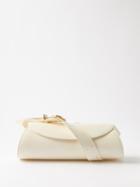 Jil Sander - Cannolo Leather Shoulder Bag - Womens - Cream