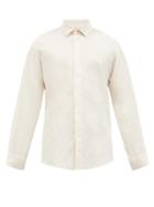 Matchesfashion.com Altea - Bond Cotton-corduroy Shirt - Mens - Cream