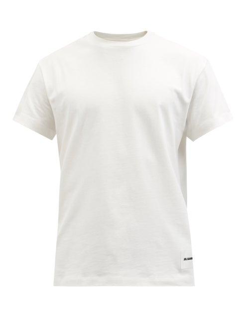 Jil Sander - Pack Of Three Cotton-jersey T-shirts - Mens - White
