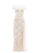 Alexander Mcqueen - Sarabande Lace-tulle Corset Gown - Womens - Ivory