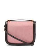 Ladies Bags Jil Sander - Suede And Leather Cross-body Bag - Womens - Black Pink