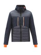 Matchesfashion.com Toni Sailer - Colin Twotone Hooded Padded Ski Jacket - Mens - Navy