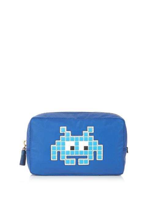 Anya Hindmarch Space Invaders Make-up Pouch