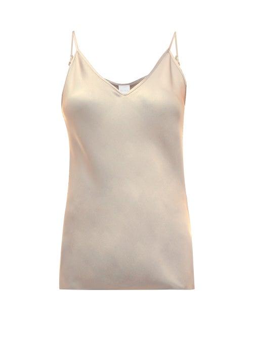 Matchesfashion.com Max Mara Leisure - Lucca Camisole Top - Womens - Light Pink