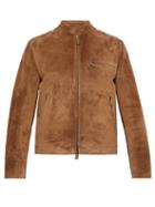 Matchesfashion.com Berluti - Single Breasted Suede Jacket - Mens - Brown