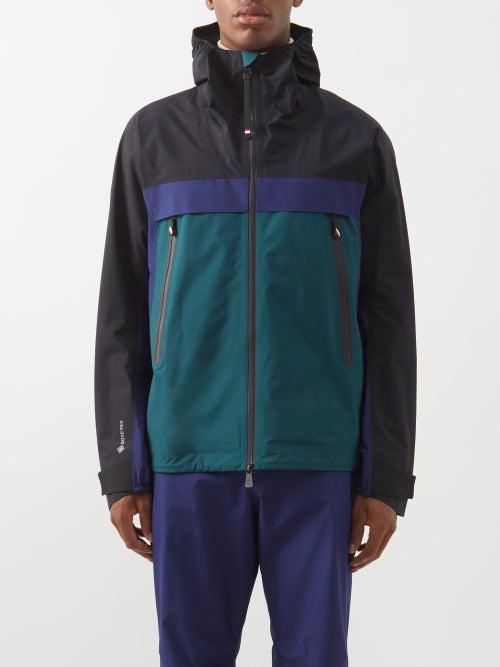 Moncler Grenoble - Villair Colour-block Gore-tex Jacket - Mens - Navy