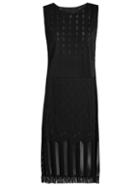 Matchesfashion.com Pleats Please Issey Miyake - Sleeveless Technical Knit Dress - Womens - Black