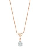 Diane Kordas Diamond, Topaz & Rose-gold Necklace