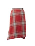 Matchesfashion.com Vivienne Westwood - Infinity Tartan Wool Skirt - Womens - Red Multi
