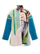 Matchesfashion.com Rave Review - Janka Patchwork Upcycled Cotton-terry Shirt - Womens - Multi