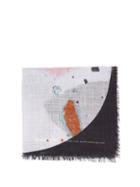 Matchesfashion.com Title Of Work - Abstract Print Cotton Blend Pocket Square - Mens - Pink