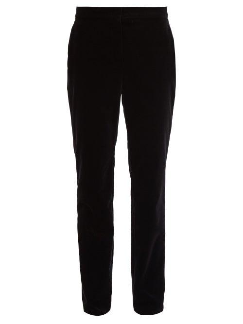 Matchesfashion.com Max Mara Studio - Cantone Trousers - Womens - Black