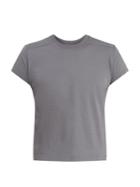Rick Owens Cropped Crew-neck Cotton-jersey T-shirt