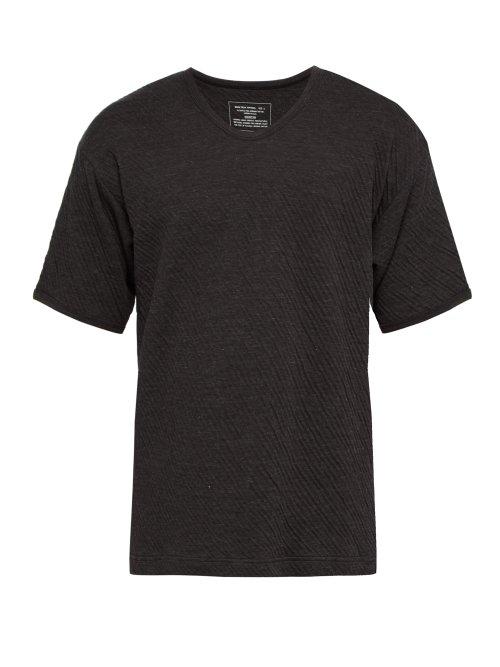 Matchesfashion.com Snow Peak - Press Cotton Jersey T Shirt - Mens - Black