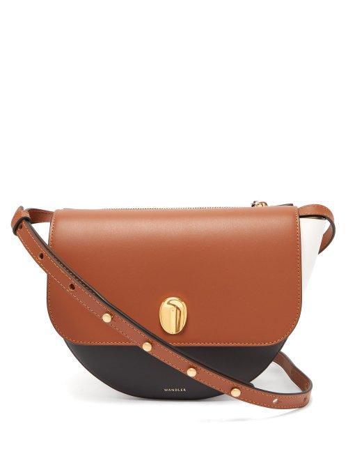 Matchesfashion.com Wandler - Billy Contrasting Leather Cross Body Bag - Womens - White Multi