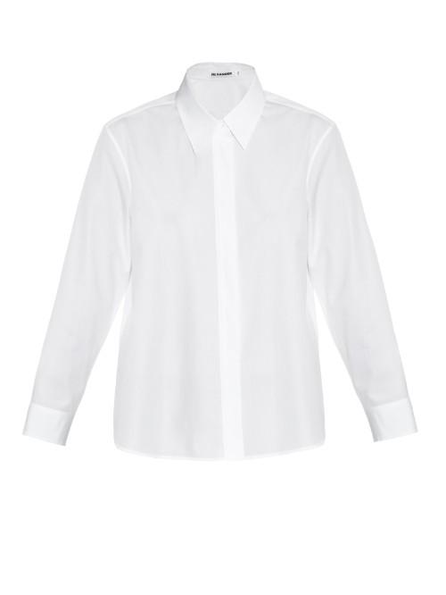 Jil Sander Valentina Cotton-poplin Shirt