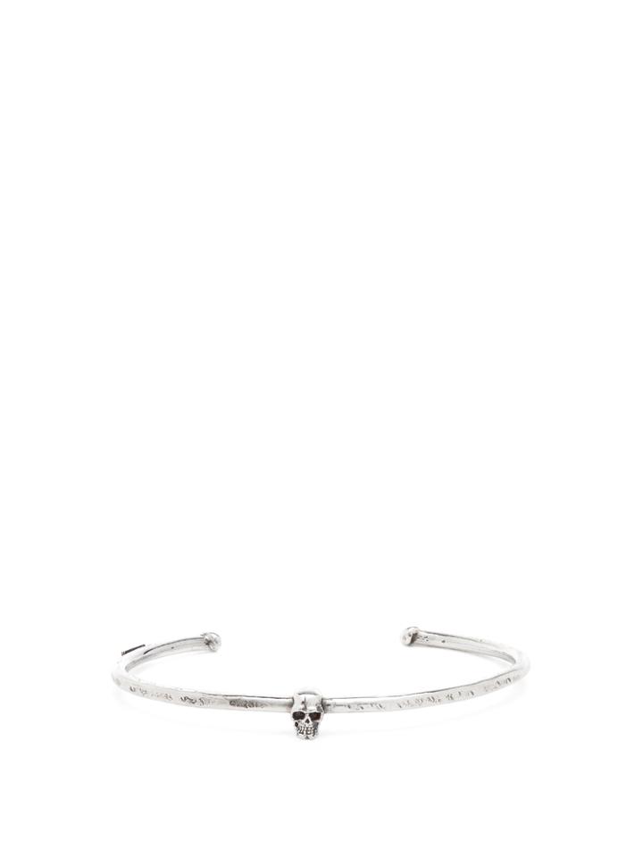 Emanuele Bicocchi Skull-embellished Sterling-silver Cuff