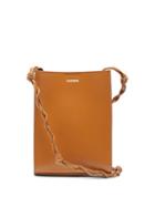 Matchesfashion.com Jil Sander - Small Knotted Strap Leather Cross Body Bag - Womens - Tan