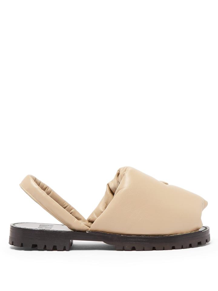 Goya Ottoman Quilted Leather Sandals