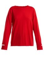 Matchesfashion.com Barrie - Sweet Eighteen Cashmere Sweater - Womens - Red