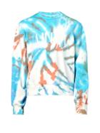 Amiri - Core Logo-print Tie-dye Jersey Sweatshirt - Mens - Multi