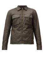 Matchesfashion.com Belstaff - Dunstall Waxed-cotton Jacket - Mens - Khaki