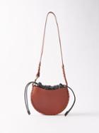 Chlo - Mate Whipstitched Leather Cross-body Bag - Womens - Brown