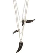 Matchesfashion.com Isabel Marant - Layered Horn-charm Necklace - Womens - Silver