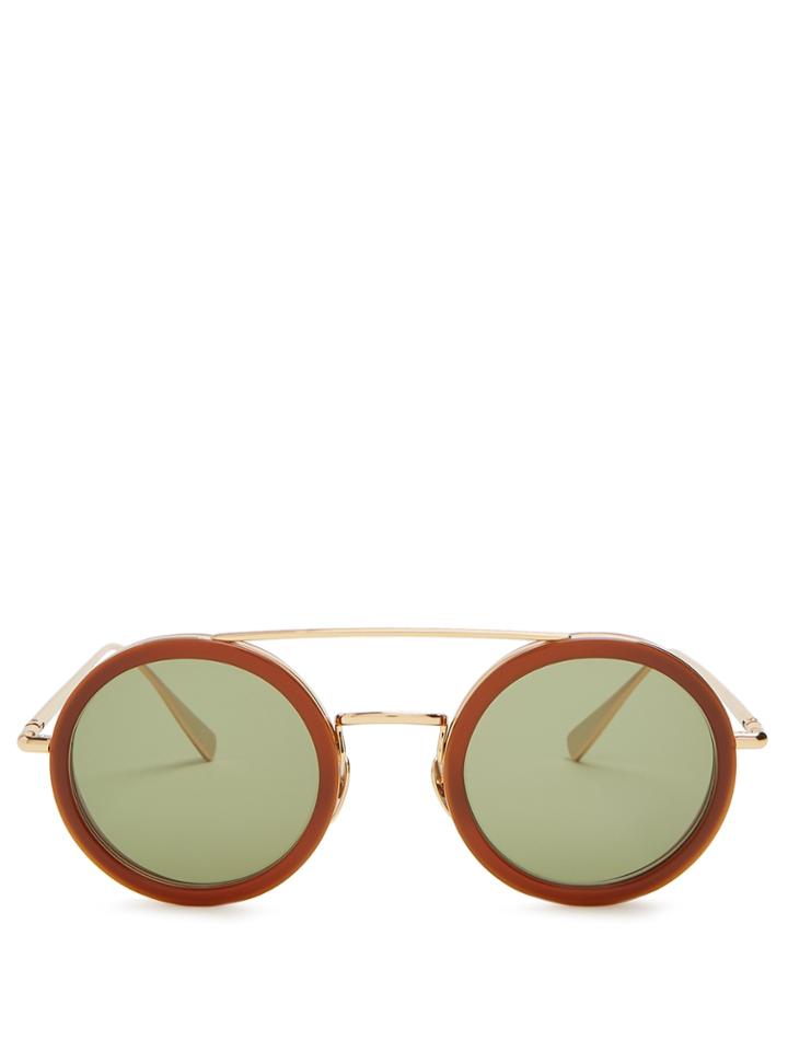 Kaleos Kowalski Round-frame Sunglasses
