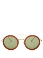 Kaleos Kowalski Round-frame Sunglasses