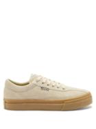 Stepney Workers Club - Dellow Suede Trainers - Mens - Cream White