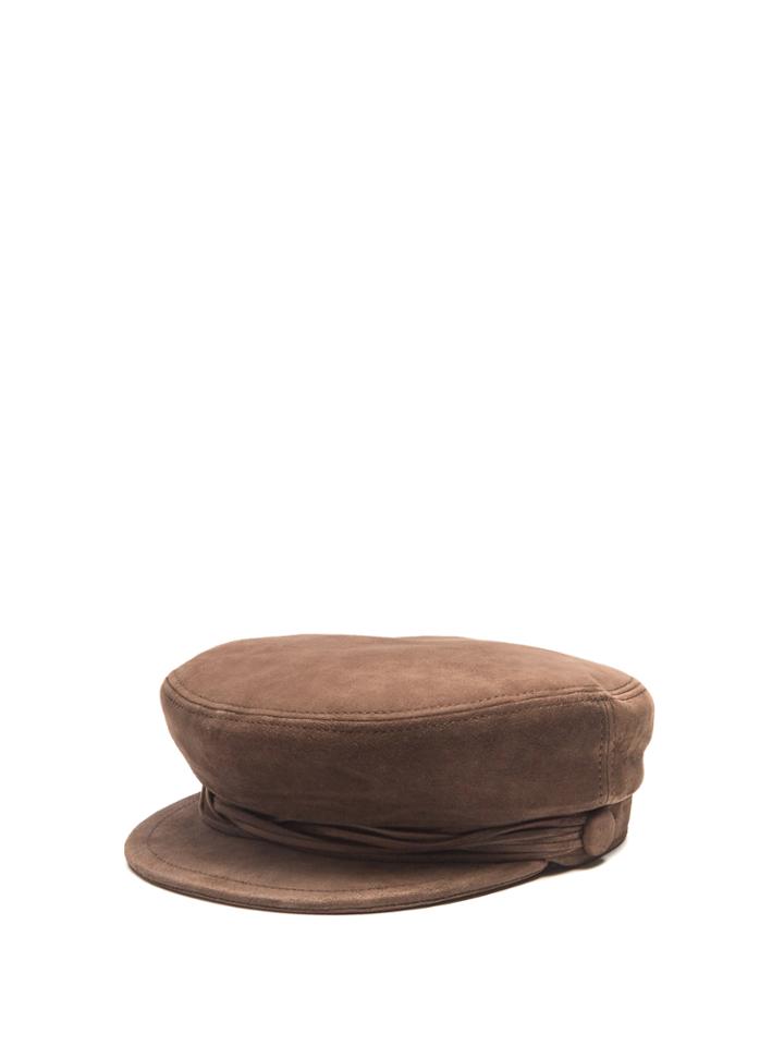 Maison Michel New Abby Suede Cap