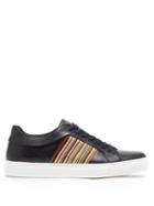 Matchesfashion.com Paul Smith - Artist Stripe Leather Low Top Trainers - Mens - Navy