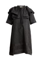 Cecilie Copenhagen Afterlife Scarf-jacquard Cotton-blend Dress