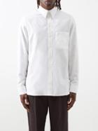 Umit Benan B+ - Patch-pocket Cotton-blend Shirt - Mens - Cream