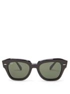 Ray-ban - State Street D-frame Acetate Sunglasses - Mens - Black