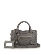 Balenciaga Classic Metallic Edge City Mini Leather Bag