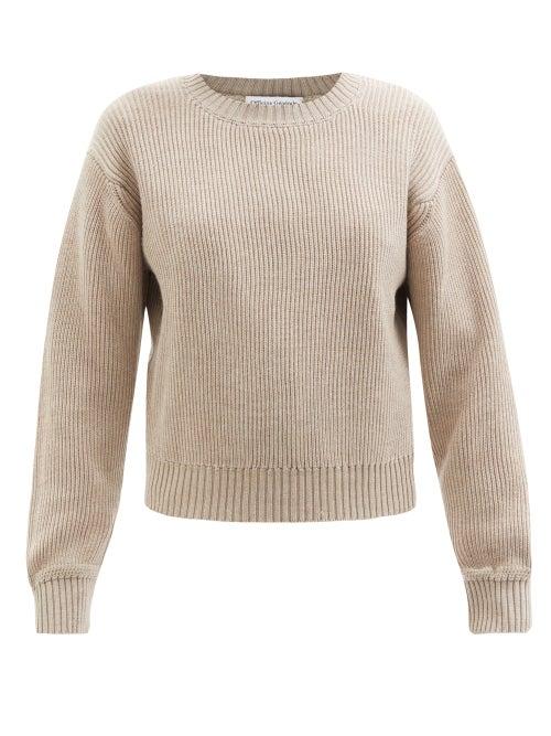 Officine Gnrale - Perrine Ribbed-knit Merino-wool Sweater - Womens - Beige