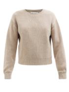 Officine Gnrale - Perrine Ribbed-knit Merino-wool Sweater - Womens - Beige
