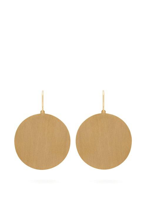 Matchesfashion.com Irene Neuwirth - Circle 18kt Gold Earrings - Womens - Gold