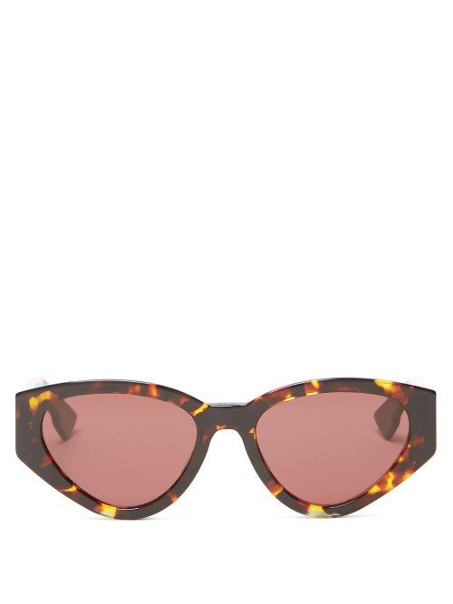 Matchesfashion.com Dior Eyewear - Diorspirit2 Cat Eye Acetate Sunglasses - Womens - Tortoiseshell