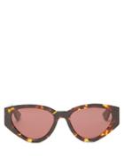 Matchesfashion.com Dior Eyewear - Diorspirit2 Cat Eye Acetate Sunglasses - Womens - Tortoiseshell