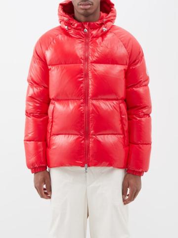 Pyrenex - Sten Hooded Quilted Down Coat - Mens - Red