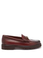 G.h. Bass & Co. - Weejun 90s Lincoln Leather Penny Loafers - Mens - Dark Red