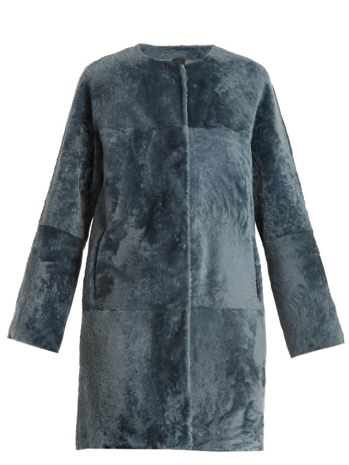 Giani Firenze Miriam Reversible Shearling Coat