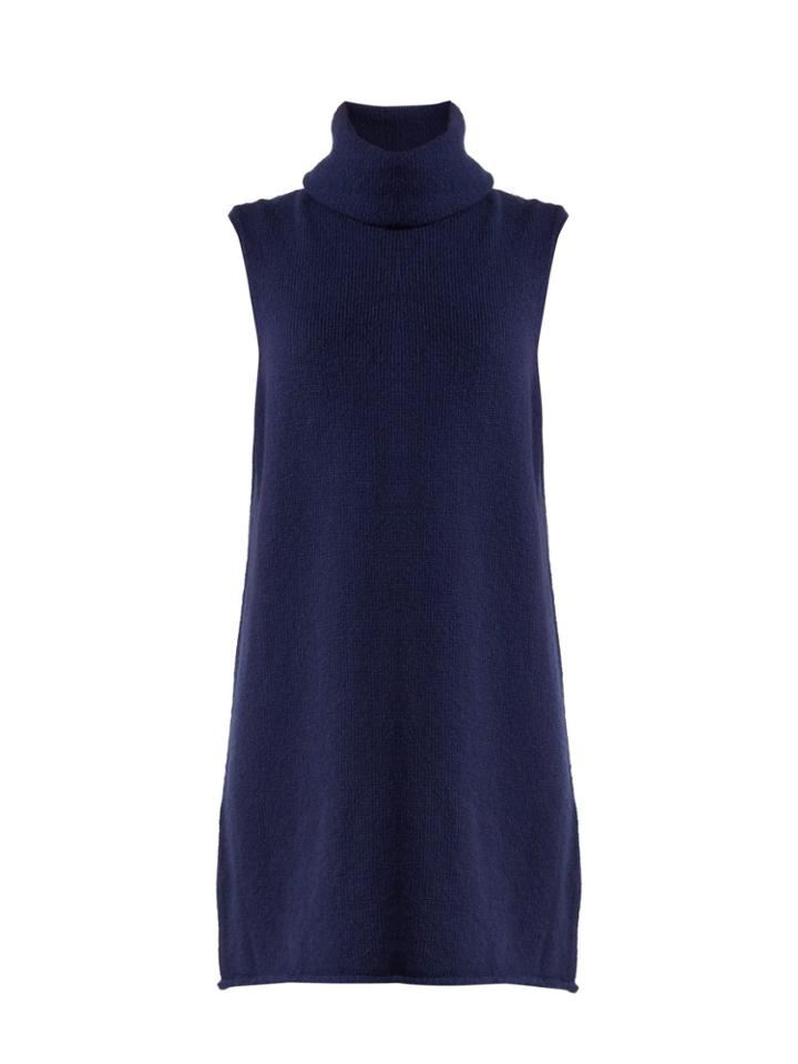 The Row Leond Silk And Cashmere-blend Roll Neck Sweater