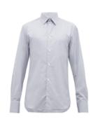 Matchesfashion.com The Row - Jasper Striped Cotton Shirt - Mens - Grey White