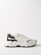 Dolce & Gabbana - Daymaster Leather Trainers - Mens - White Black