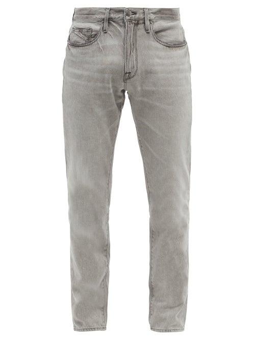 Mens Rtw Frame - L'homme Low-rise Slim-leg Jeans - Mens - Grey